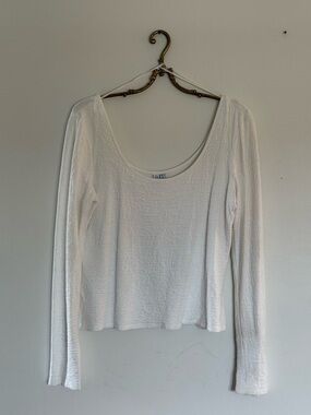 & Other Stories Scoop Neck long sleeve shirt